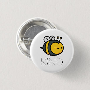 Bóton Redondo 2.54cm Bee Kind Button