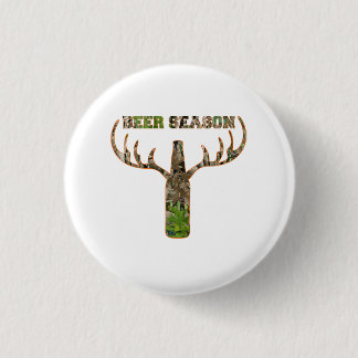 Bóton Redondo 2.54cm Beer Season Hunter Gift Para Hunter