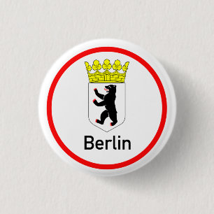 Bóton Redondo 2.54cm Berlinense Stadtwappen