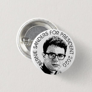 Bóton Redondo 2.54cm Bernie Sanders Para O Presidente
