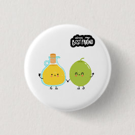 Bóton Redondo 2.54cm Best Friend Cute Food