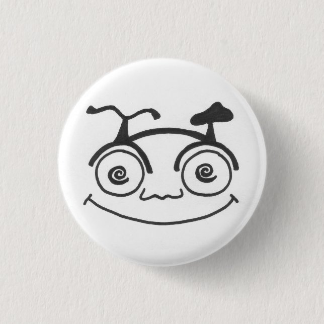 Bóton Redondo 2.54cm bicicleta obtida?  Bicicleta no cérebro (Frente)