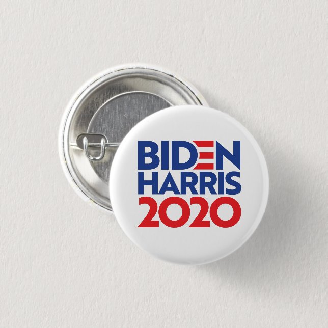 BÓTON REDONDO 2.54CM BIDEN HARRIS 2020 (Frente & Verso)