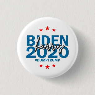 Bóton Redondo 2.54cm "Biden Harris" Presidente democrata Buttons