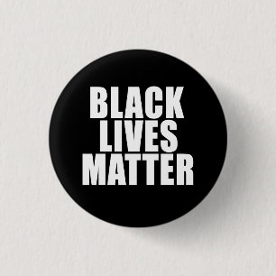 Bóton Redondo 2.54cm "BLACK LIVES MATTER" 1,25 polegadas