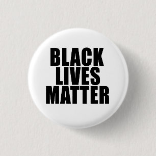 Bóton Redondo 2.54cm "BLACK LIVES MATTER" 1,25 polegadas