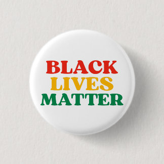 Bóton Redondo 2.54cm Black Lives Matter Ornament