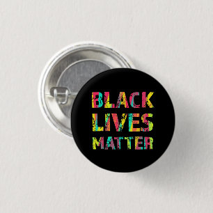 Bóton Redondo 2.54cm Black Lives Matter Painting 01 Let's Take A Stand