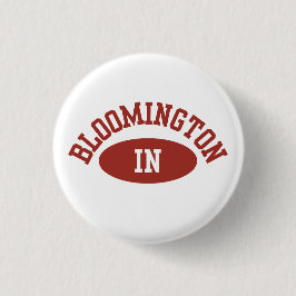 Bóton Redondo 2.54cm Bloomington Indiana Button- College Football Pin