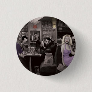 Bóton Redondo 2.54cm Blueplate 2