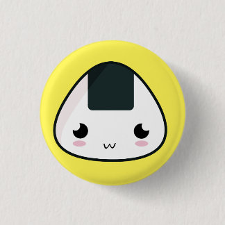 Bóton Redondo 2.54cm Bola de arroz de Kawaii