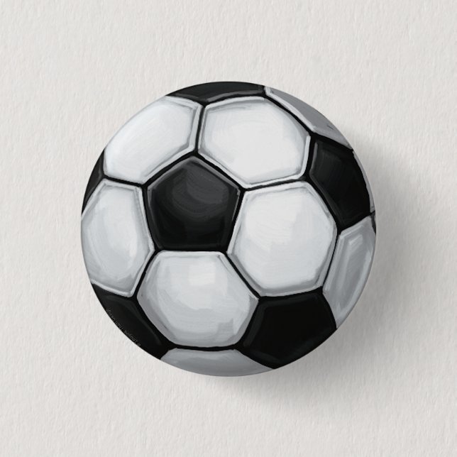 Bóton Redondo 2.54cm Bola de futebol (Frente)