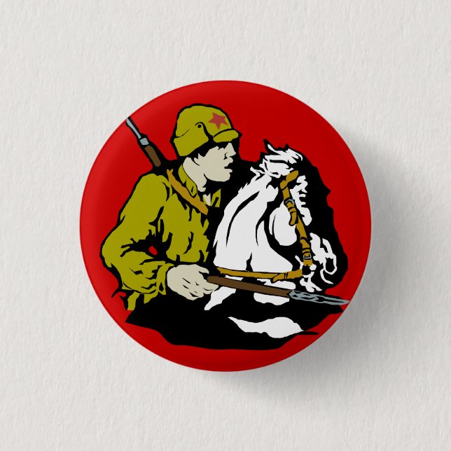 BÓTON REDONDO 2.54CM BOLSHEVIKS (Frente)