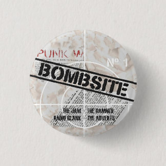 Bóton Redondo 2.54cm Bombsite Fanzine nenhum, 1 cobrir