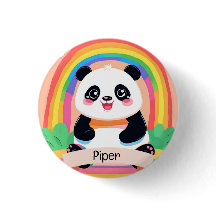 Bonito Bebê Panda Rainbow