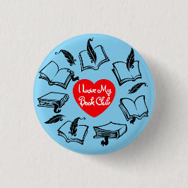 Bóton Redondo 2.54cm Book Club