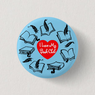 Bóton Redondo 2.54cm Book Club