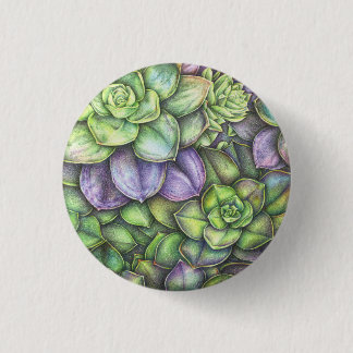 Bóton Redondo 2.54cm Botanical Colorful Illustration Button