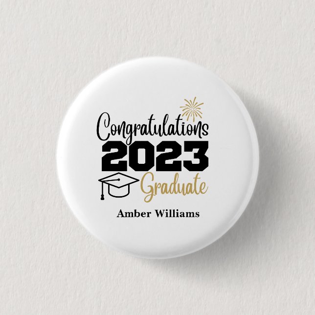 Bóton Redondo 2.54cm Botão (Frente)