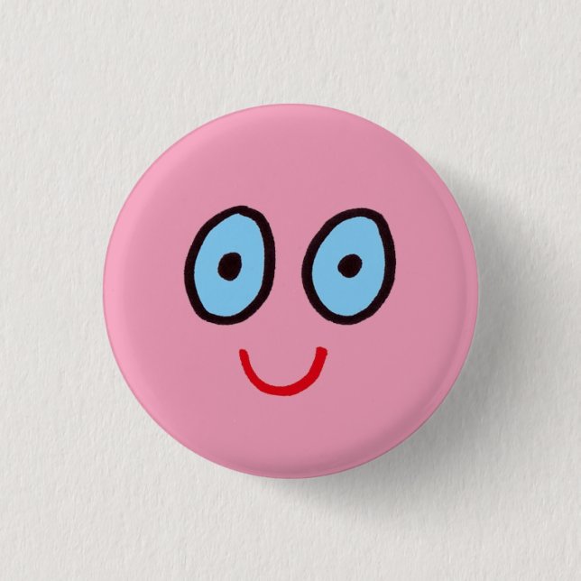 Bóton Redondo 2.54cm botão (Frente)