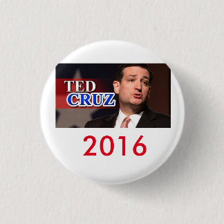 Bóton Redondo 2.54cm Botão 2016 de Ted Cruz Pinback