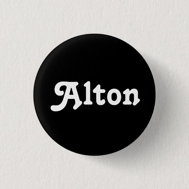 Bóton Redondo 2.54cm Botão Alton (Frente)