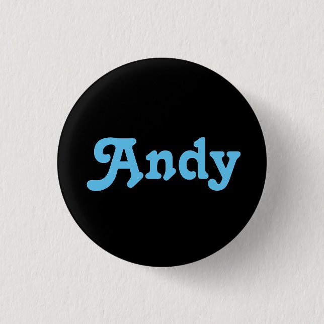 Bóton Redondo 2.54cm Botão Andy (Frente)