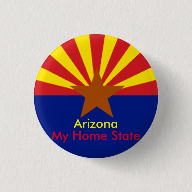 Bóton Redondo 2.54cm Botão arizona (Frente)