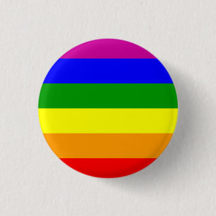 Bóton Redondo 2.54cm Botão/bandeira do orgulho gay