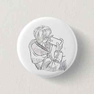 Bóton Redondo 2.54cm botão BLPT