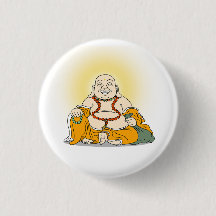 Botão Buda Rindo