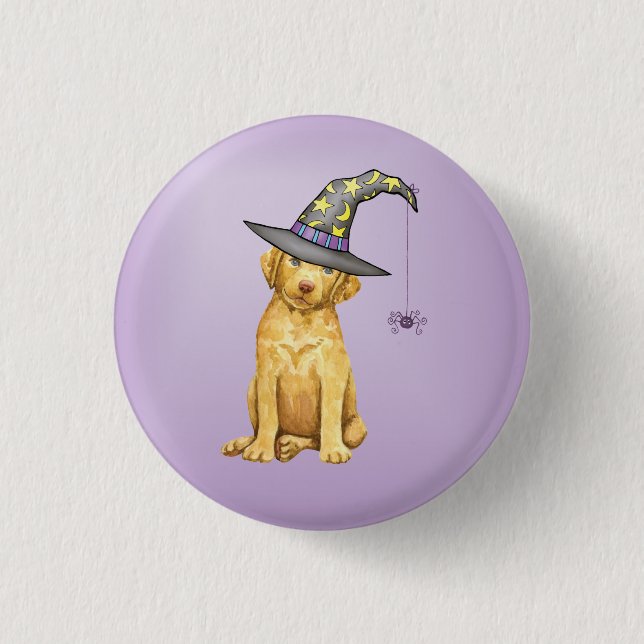 Bóton Redondo 2.54cm Botão Chessie Witch Pinback (Frente)
