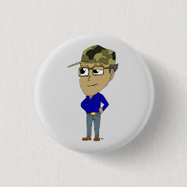 Bóton Redondo 2.54cm botão chibi