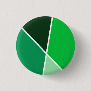 Bóton Redondo 2.54cm Botão Coleção de Cores JanaiCreates Verde