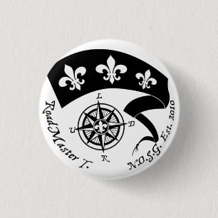 Bóton Redondo 2.54cm Botão da assinatura de RoadMaster T.