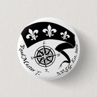 Bóton Redondo 2.54cm Botão da assinatura de RoadMaster T.