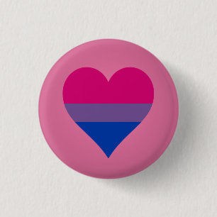 Bóton Redondo 2.54cm Botão da bandeira do Bisexuality