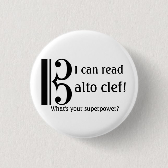 Bóton Redondo 2.54cm Botão da música (Frente)