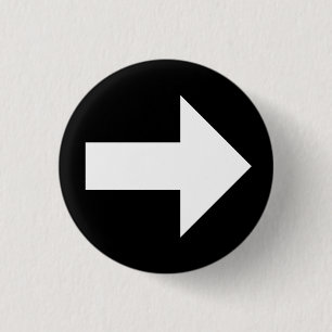 Bóton Redondo 2.54cm Botão da seta do aliado (1,25 dentro.)