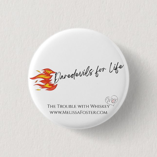 Bóton Redondo 2.54cm Botão Daredevil Ranch de Redenção (Frente)