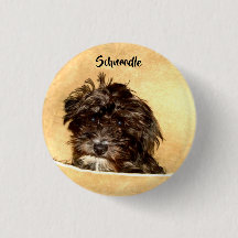 Botão de Cachorro Schnoodle