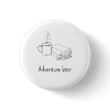 Botão de Caneca de Acampamento de Arte de Linha Pe
