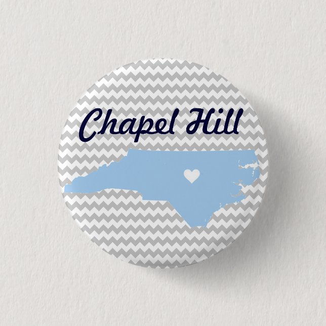 Bóton Redondo 2.54cm Botão de Chapel Hill (Frente)