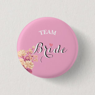 Bóton Redondo 2.54cm Botão de crachá Team Bride ladkiwale