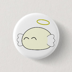 Bóton Redondo 2.54cm Botão de Dango do anjo