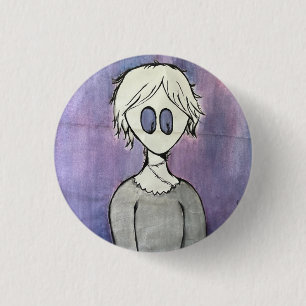 Bóton Redondo 2.54cm Botão de Fella Roxo