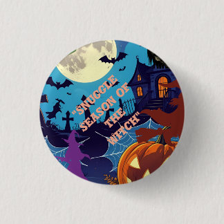 Bóton Redondo 2.54cm Botão de festa do Dia das Bruxas