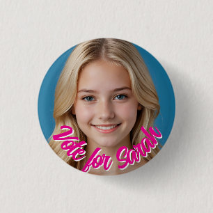 Bóton Redondo 2.54cm Botão de Foto Personalizado com Pino – Distintivo