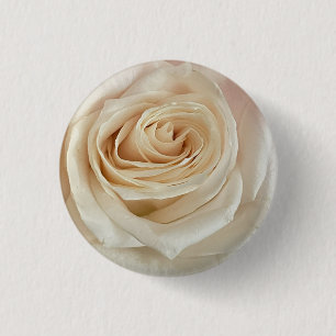 Bóton Redondo 2.54cm Botão de Foto Rosa Branca