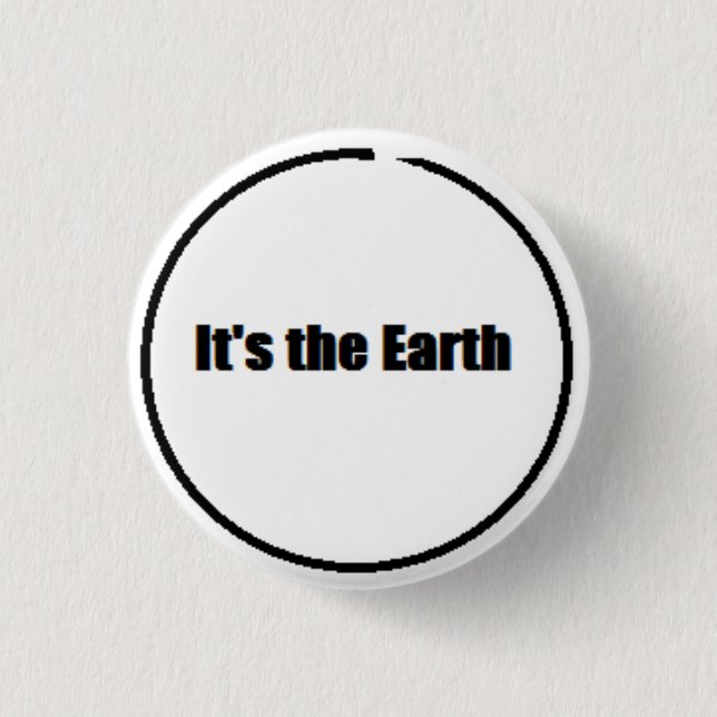 Bóton Redondo 2.54cm Botão de Marukaite Chikyuu (Frente)